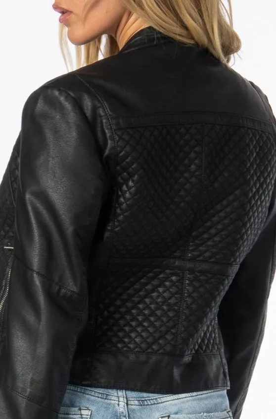 London Vegan Black Racer Jacket