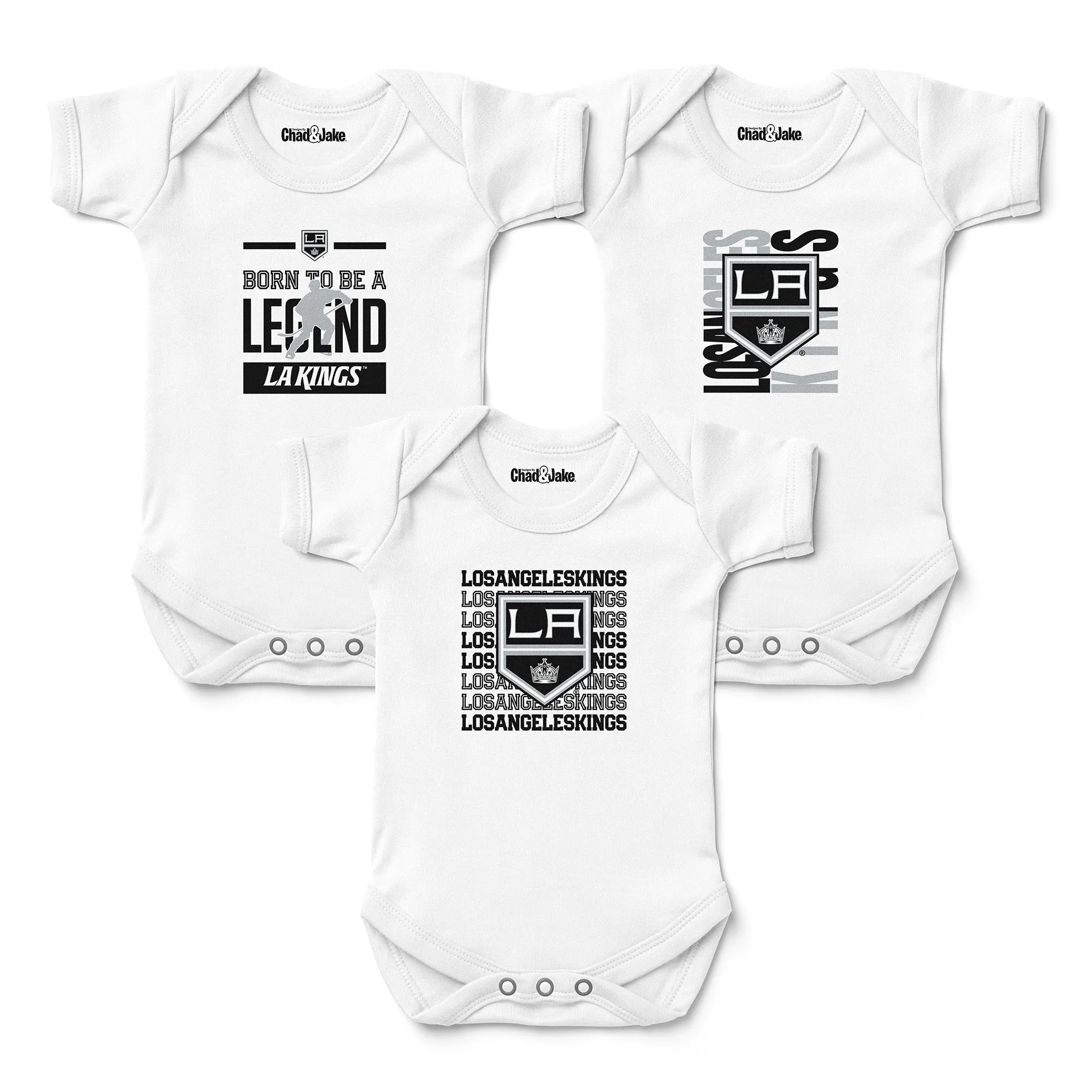 Los Angeles Kings 3-Pack Bodysuits