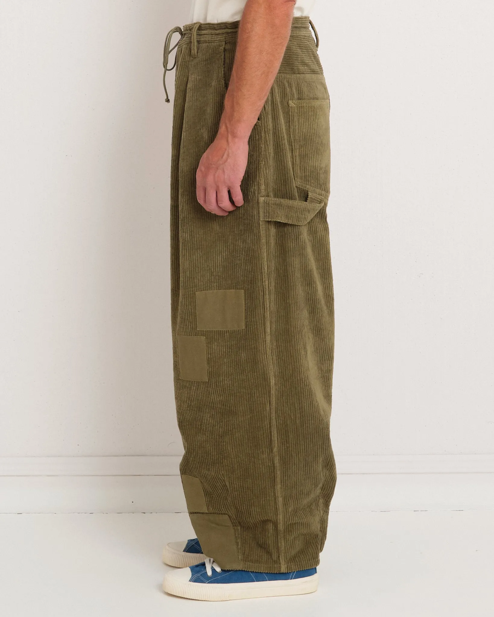 Lush Carpenter Pants - Olive Scarecrow Cord