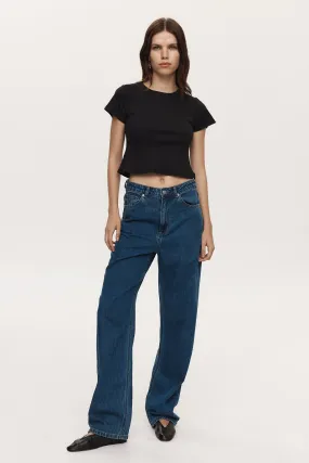 Marle Wide Leg Jean - Heritage Blue