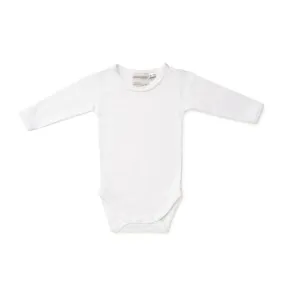 Marquise White Long Sleeve Bodysuit