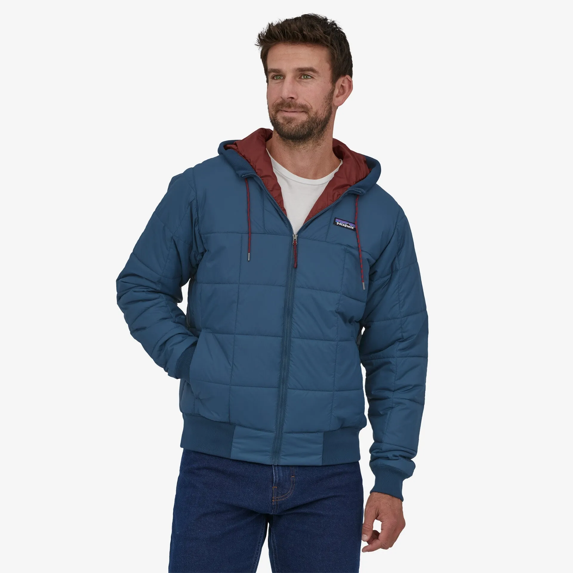 Men's Box Quilted Hoody