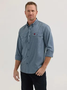 Men's Wrangler Riggs Vented Button Down Work Shirt