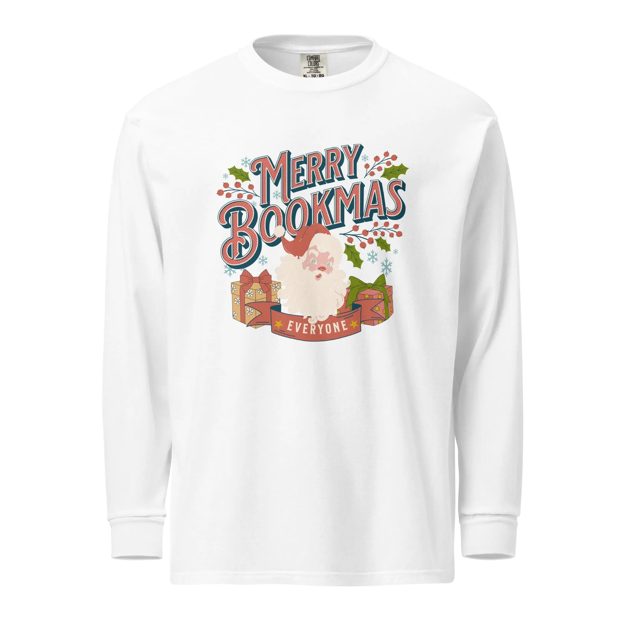 Merry Bookmas Christmas Long-sleeve Shirt