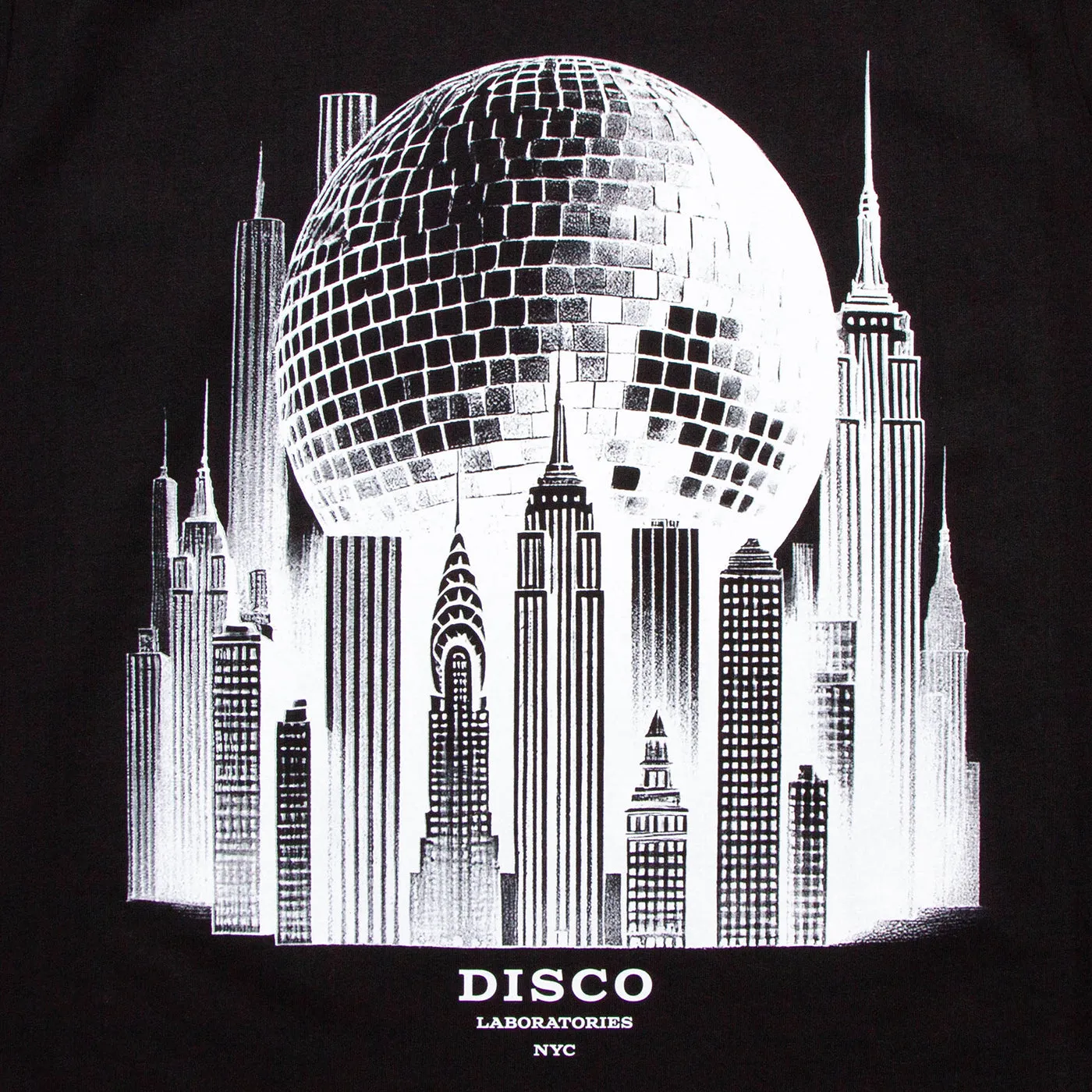 Metropolis Disco Labs NYC Back Print - Tshirt - Black