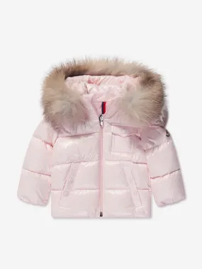 Moncler Enfant Baby Girls Down Padded K2 Jacket in Pink