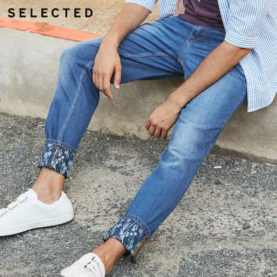 New men's micro-elastic jeans