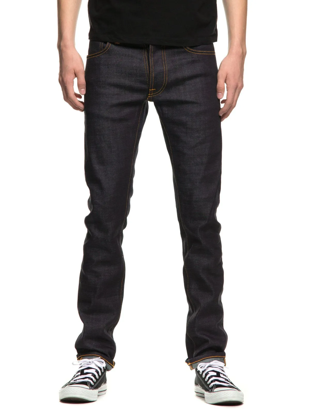 Nudie Jeans Tilted Tor Dry Royal Embo