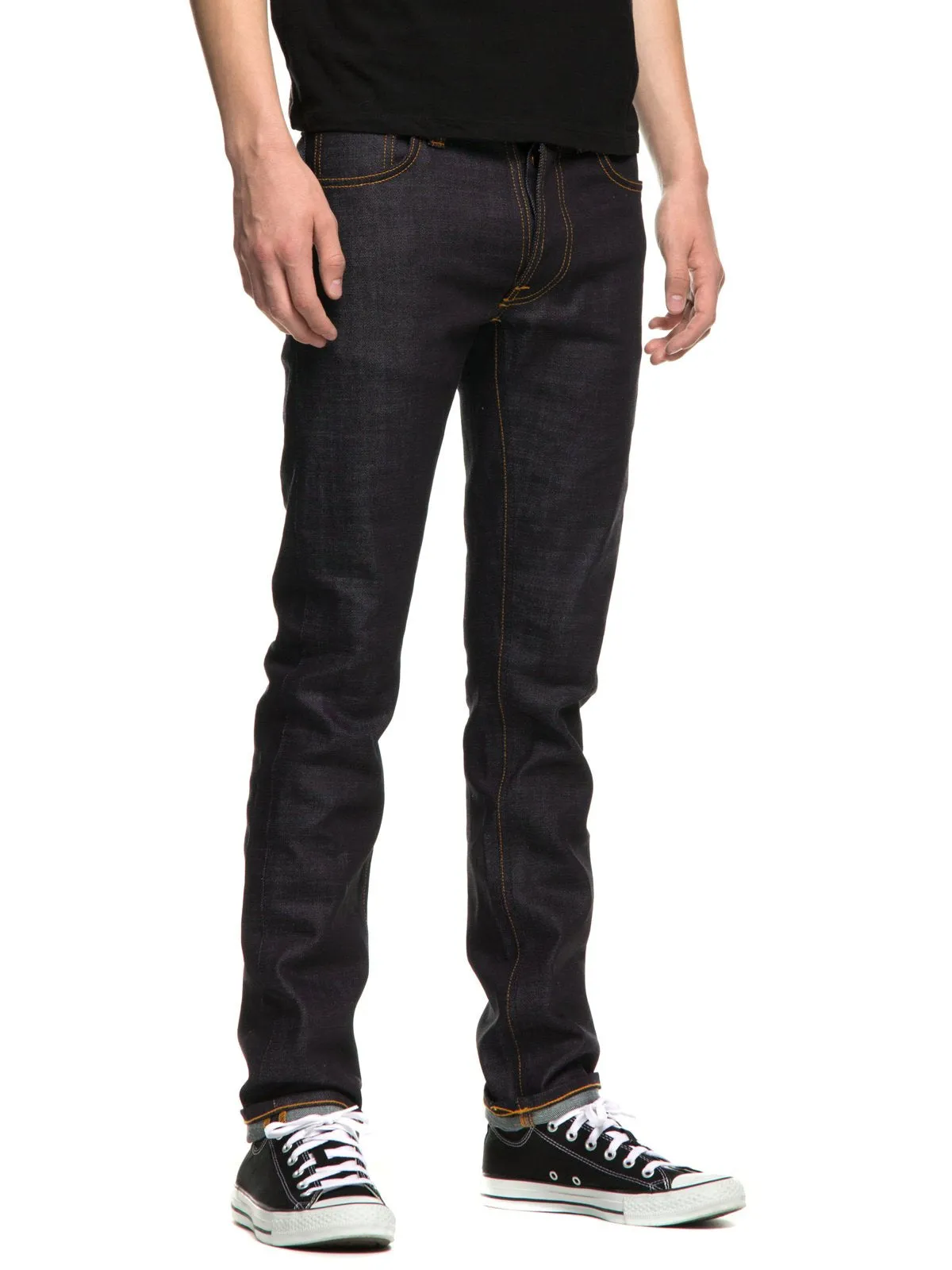 Nudie Jeans Tilted Tor Dry Royal Embo