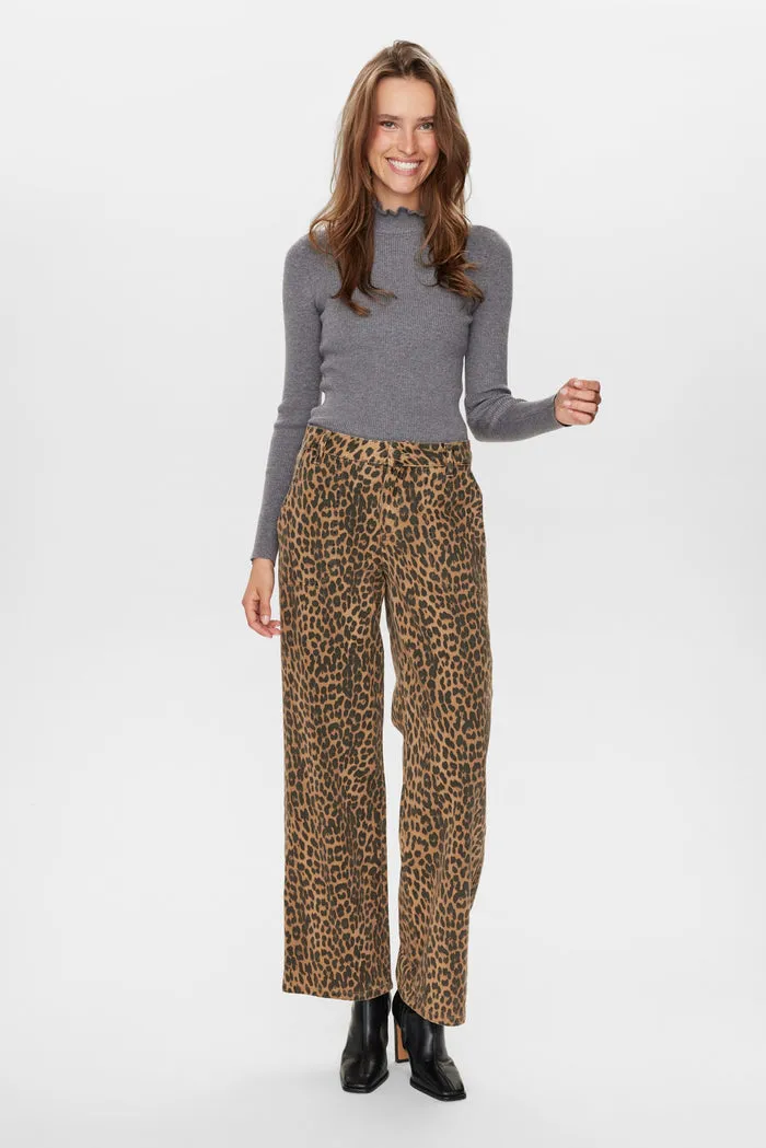 Numph Gigi Pants in Tiger Eye