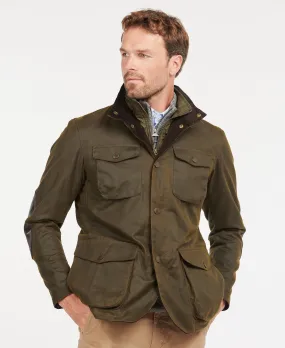 Ogston Wax Jacket - Olive