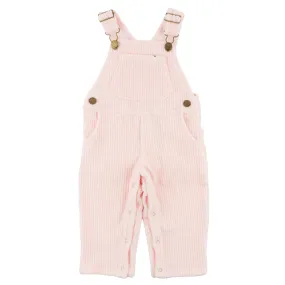 oh baby! Corduroy Bibbed Overalls - Barely Pink