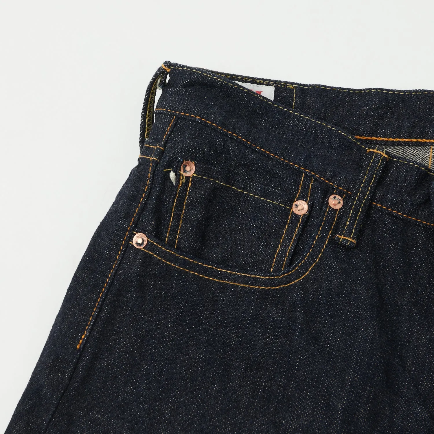 ONI 525-NI 16.5oz Natural Indigo Relaxed Tapered Jean - One Wash