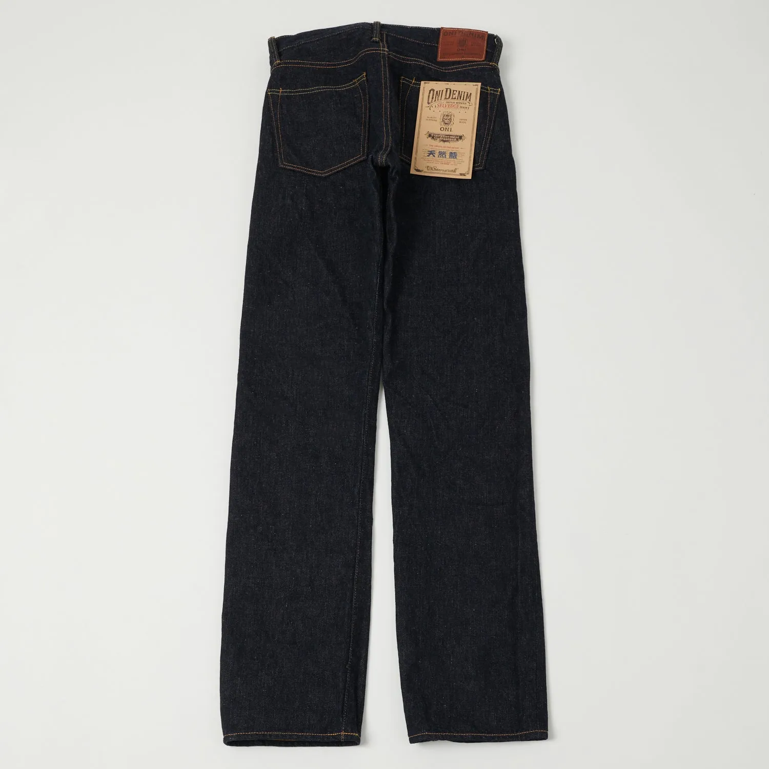 ONI 525-NI 16.5oz Natural Indigo Relaxed Tapered Jean - One Wash