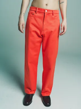 Orange 5 Pocket Jean