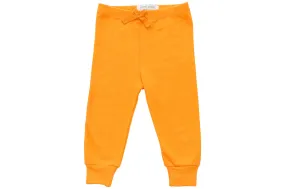 orange cozy pants