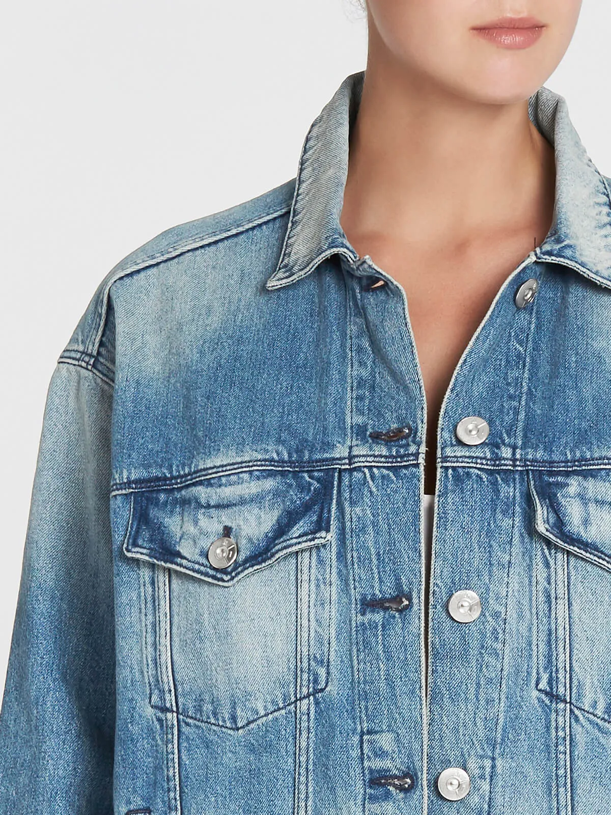 Oversized Boyfriend Classic Denim Jacket