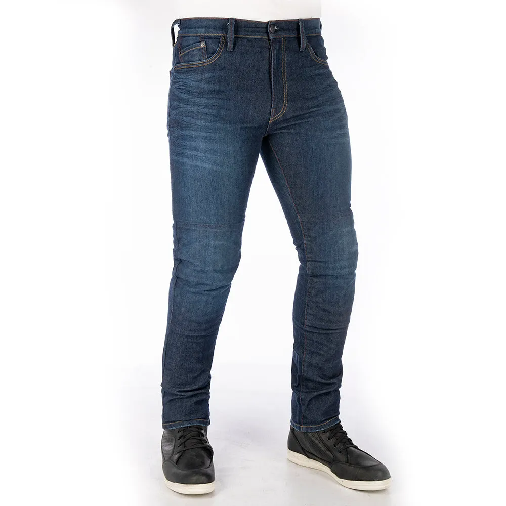 Oxford Original Approved AA Dynamic Men's Motorcycle Jean Slim - Blue Short