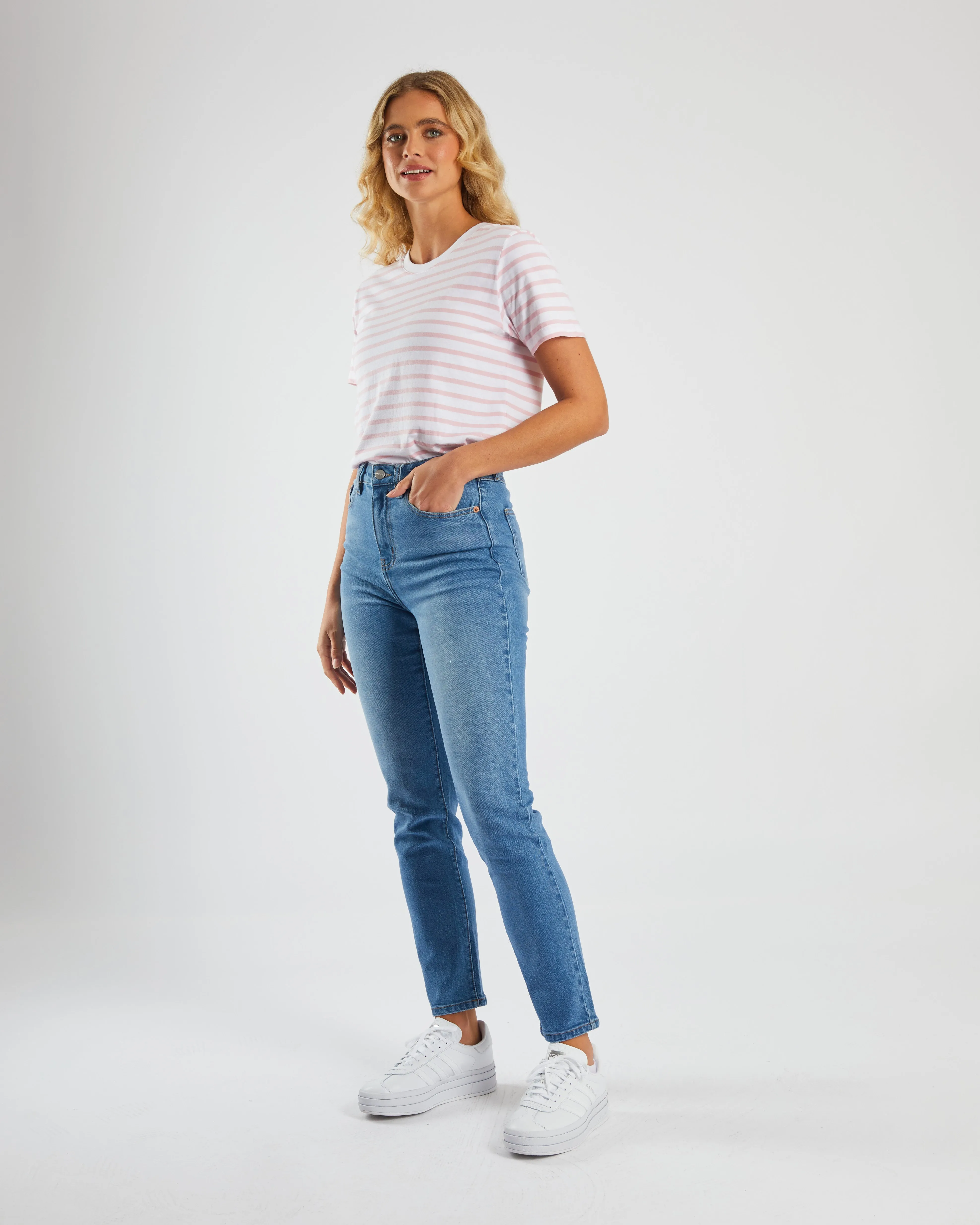 Paige Slim Jean Light Blue