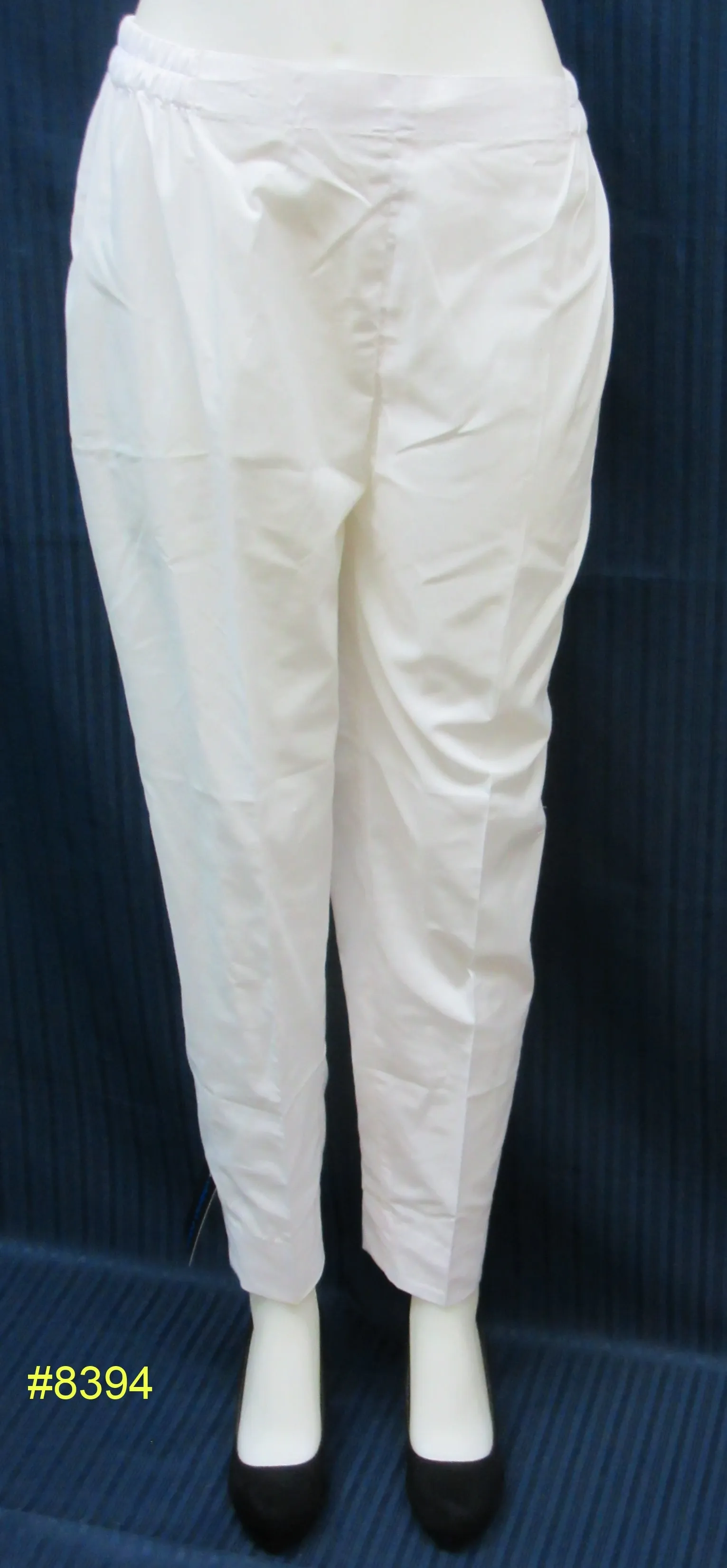 Pants 8395 Cotton Solid Ankle length Pencil Fit Trouser Pants