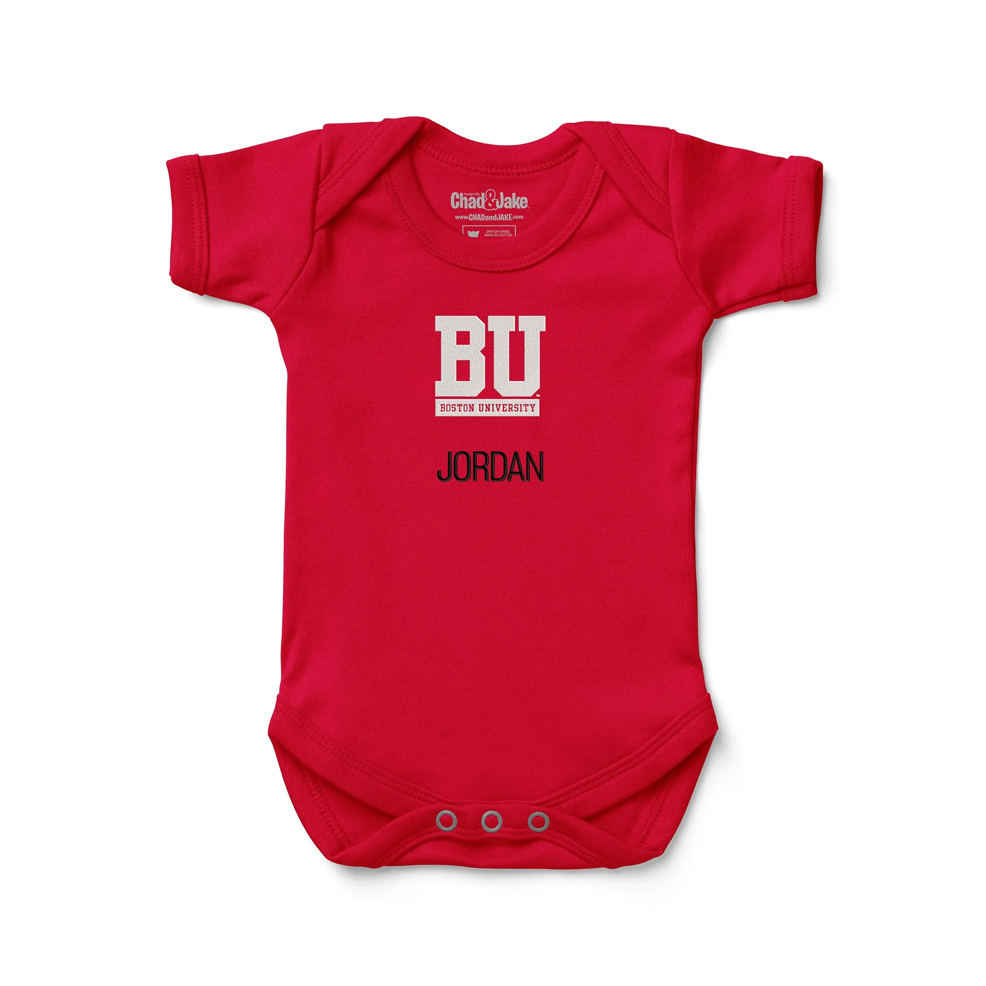 Personalized Boston University Terriers Bodysuit