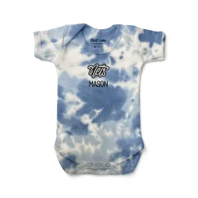 Personalized Brooklyn Nets Script Nets Tie Dye Bodysuit