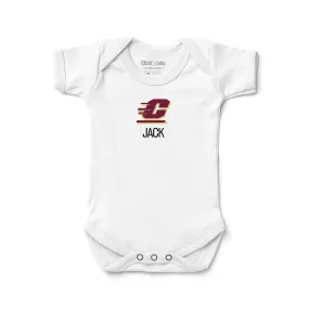 Personalized Central Michigan Chippewas Bodysuit