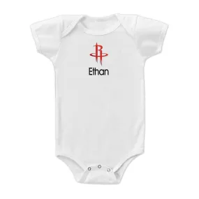 Personalized Houston Rockets Bodysuit