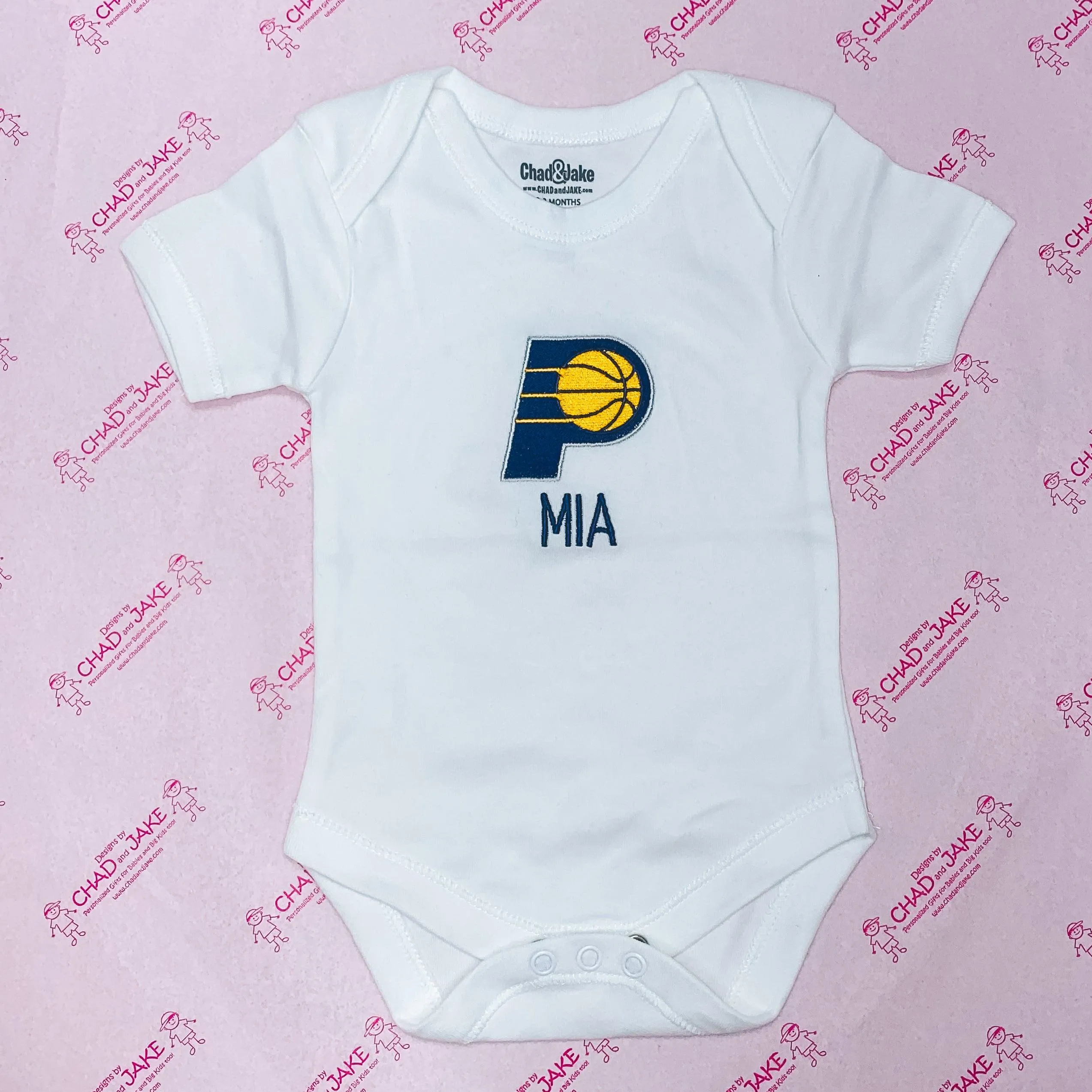 Personalized Indiana Pacers Bodysuit