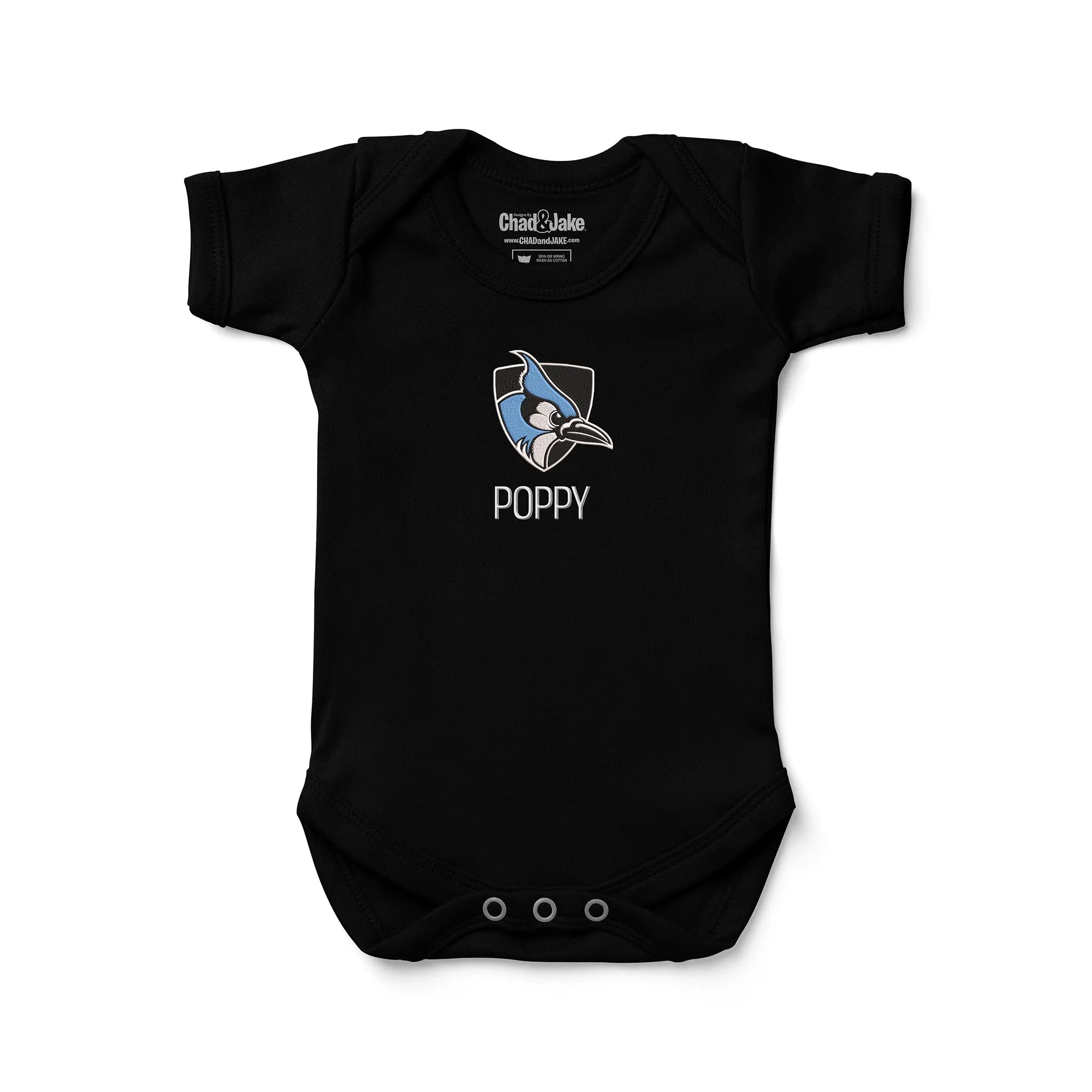 Personalized Johns Hopkins Blue Jays Bodysuit