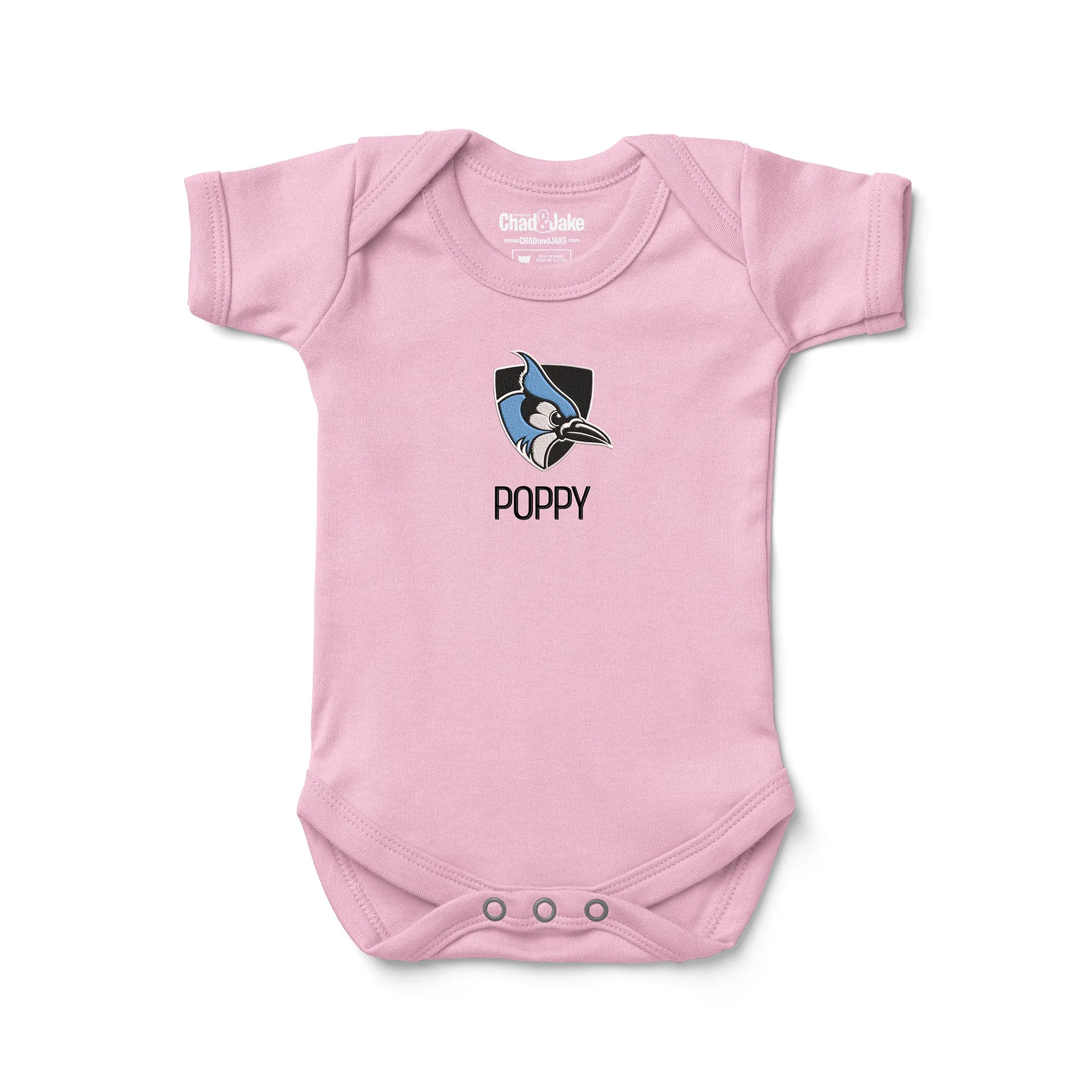 Personalized Johns Hopkins Blue Jays Bodysuit