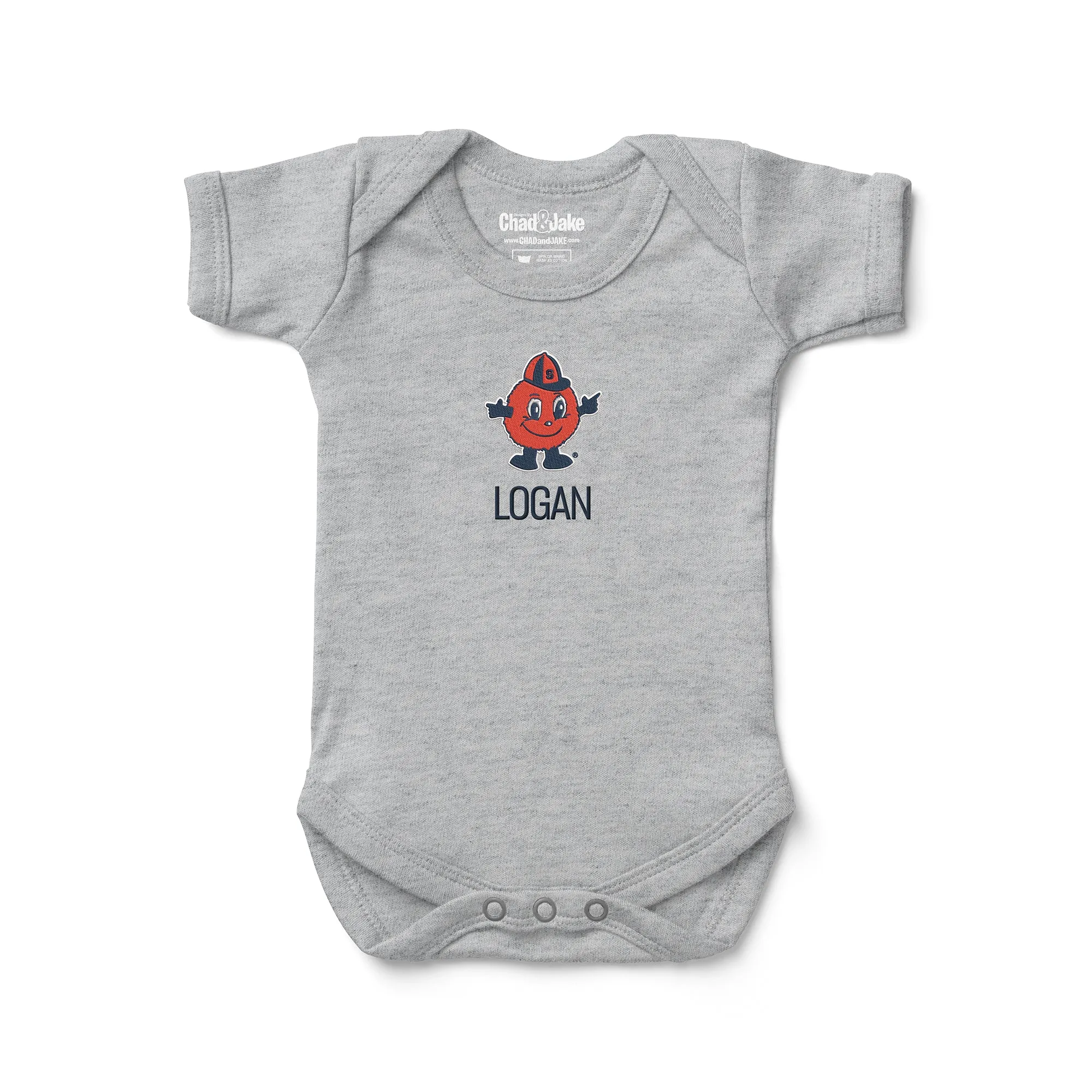 Personalized Syracuse Orange Otto Bodysuit