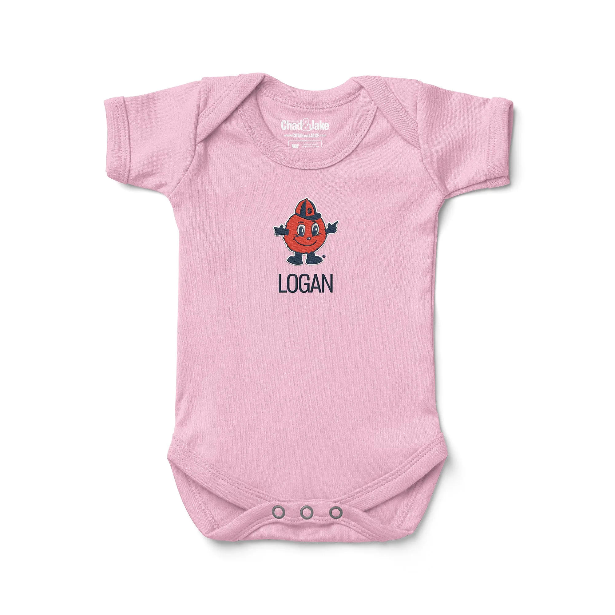 Personalized Syracuse Orange Otto Bodysuit