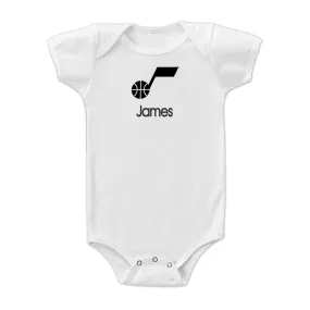 Personalized Utah Jazz Bodysuit