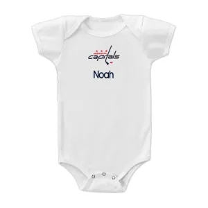 Personalized Washington Capitals Bodysuit