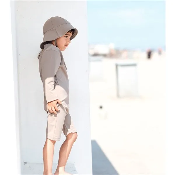 Petit Crabe Taupe Combi Bodysuit