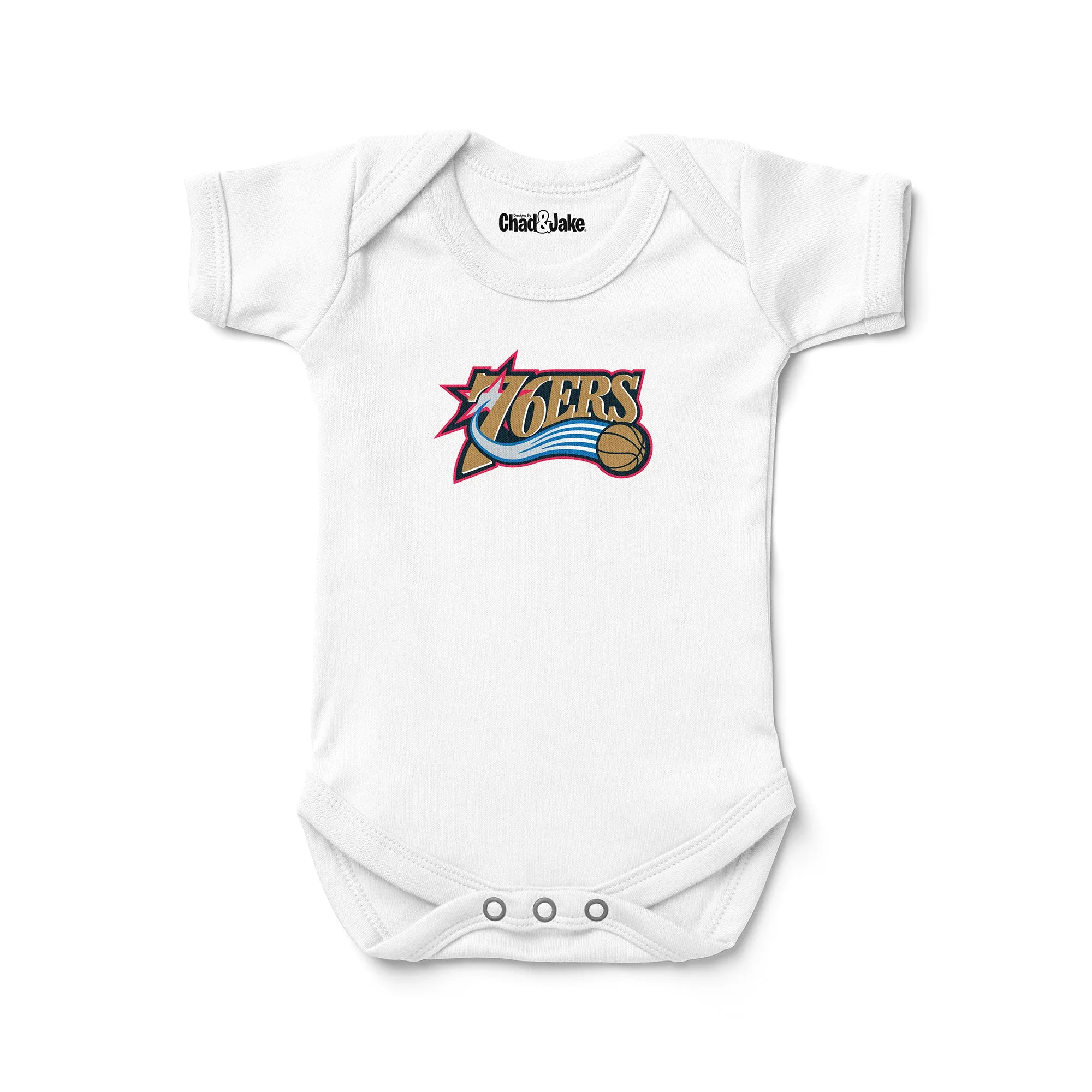 Philadelphia 76ers Hardwood Classics Logo Bodysuit