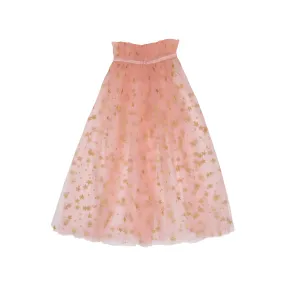 Pink Tulle Star Cape