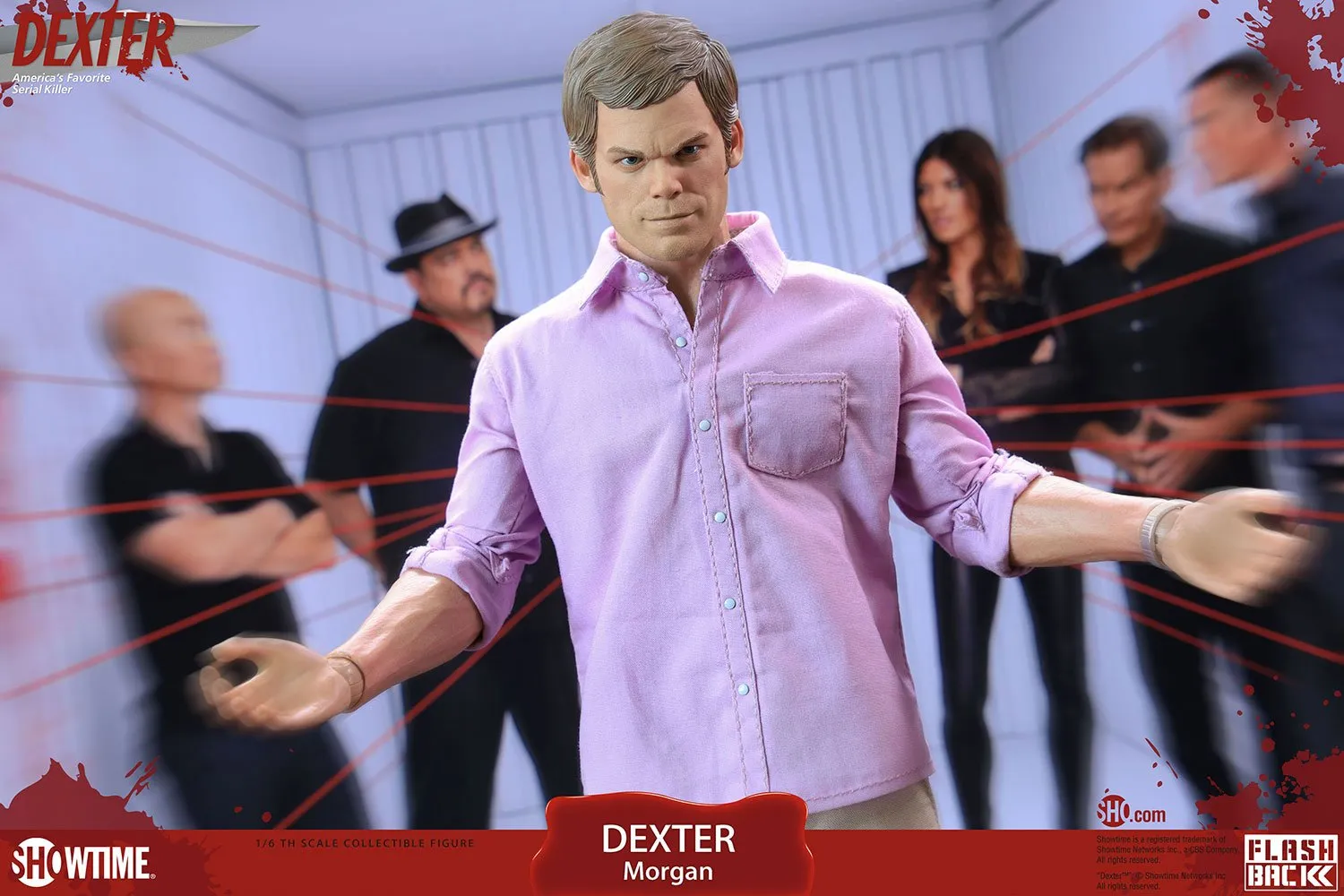 PRE-ORDER: Flashback Figures Dexter Morgan Sixth Scale Figure