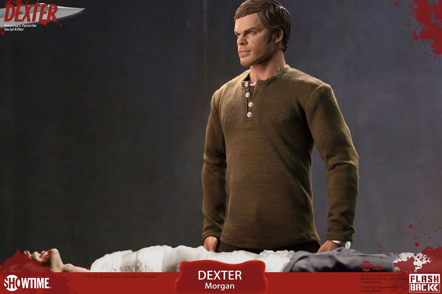 PRE-ORDER: Flashback Figures Dexter Morgan Sixth Scale Figure