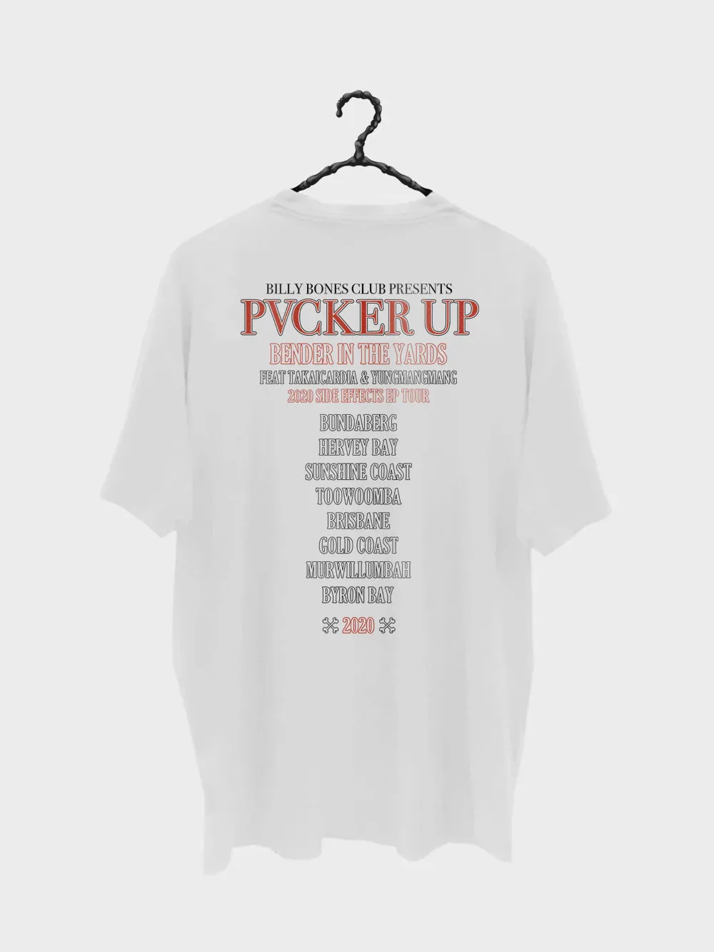 Pvcker Up Collab Tee - White