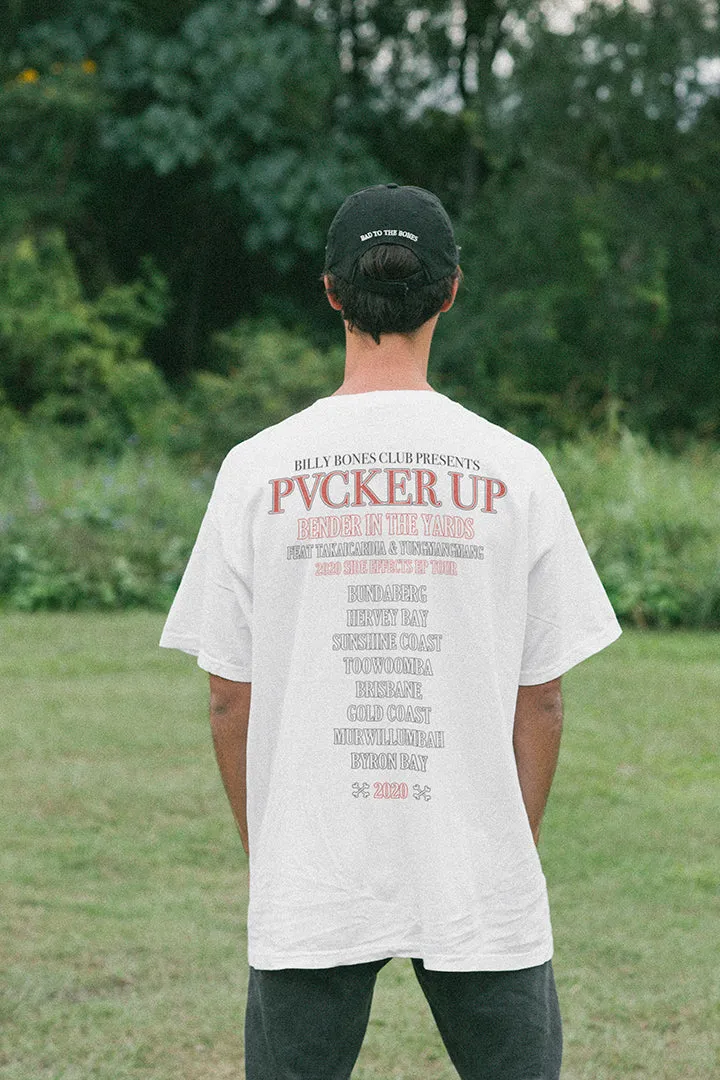 Pvcker Up Collab Tee - White