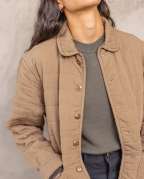 Quilted Kite Jacket | Chai