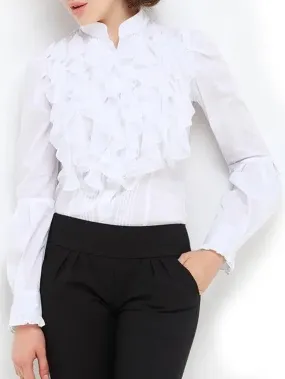 Quinn Ruffles Long Sleeve Top