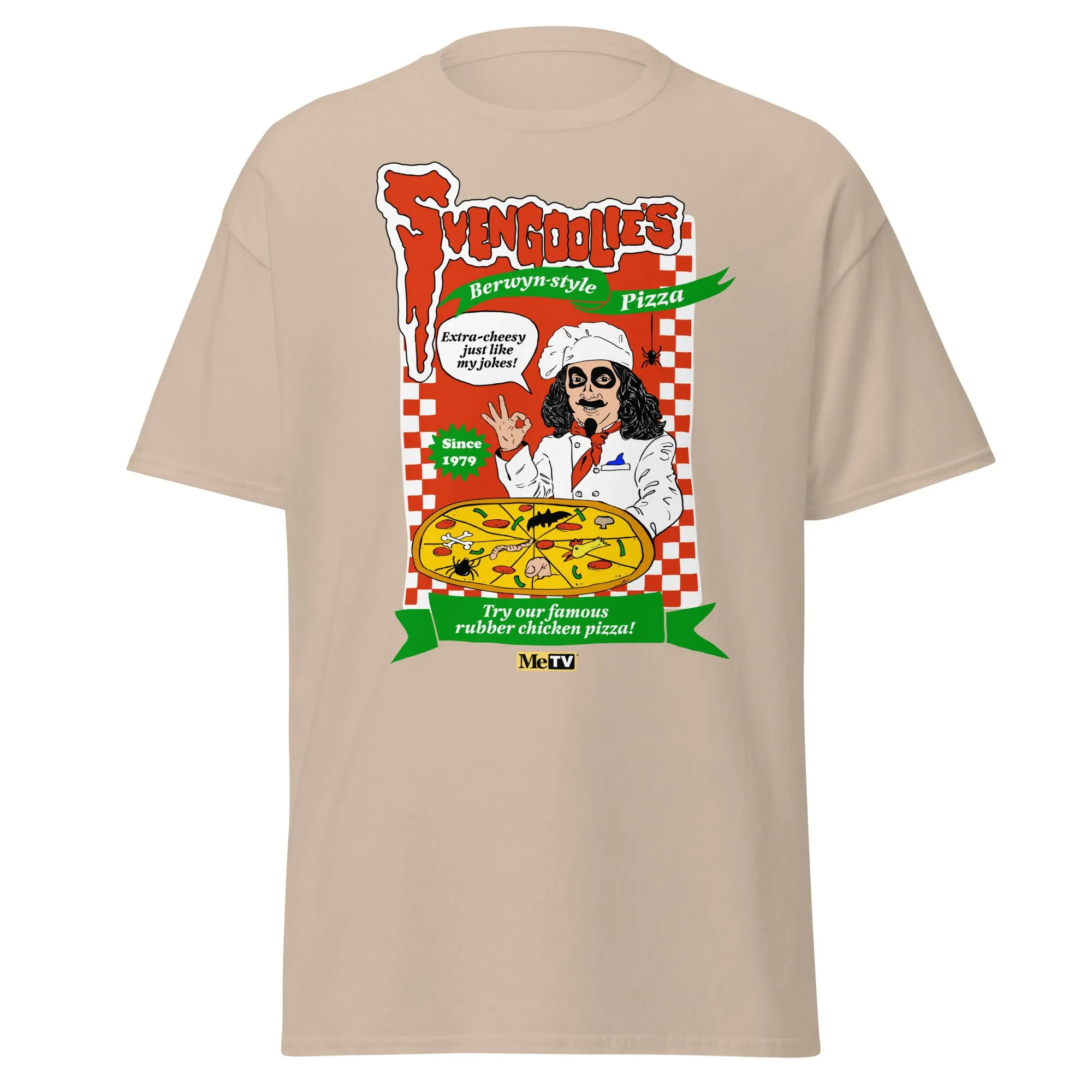 "Svengoolie's Berwyn-style Pizza" - Svengoolie® T-Shirt