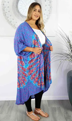 Rayon Bling Cape Long Mandala, More Colours