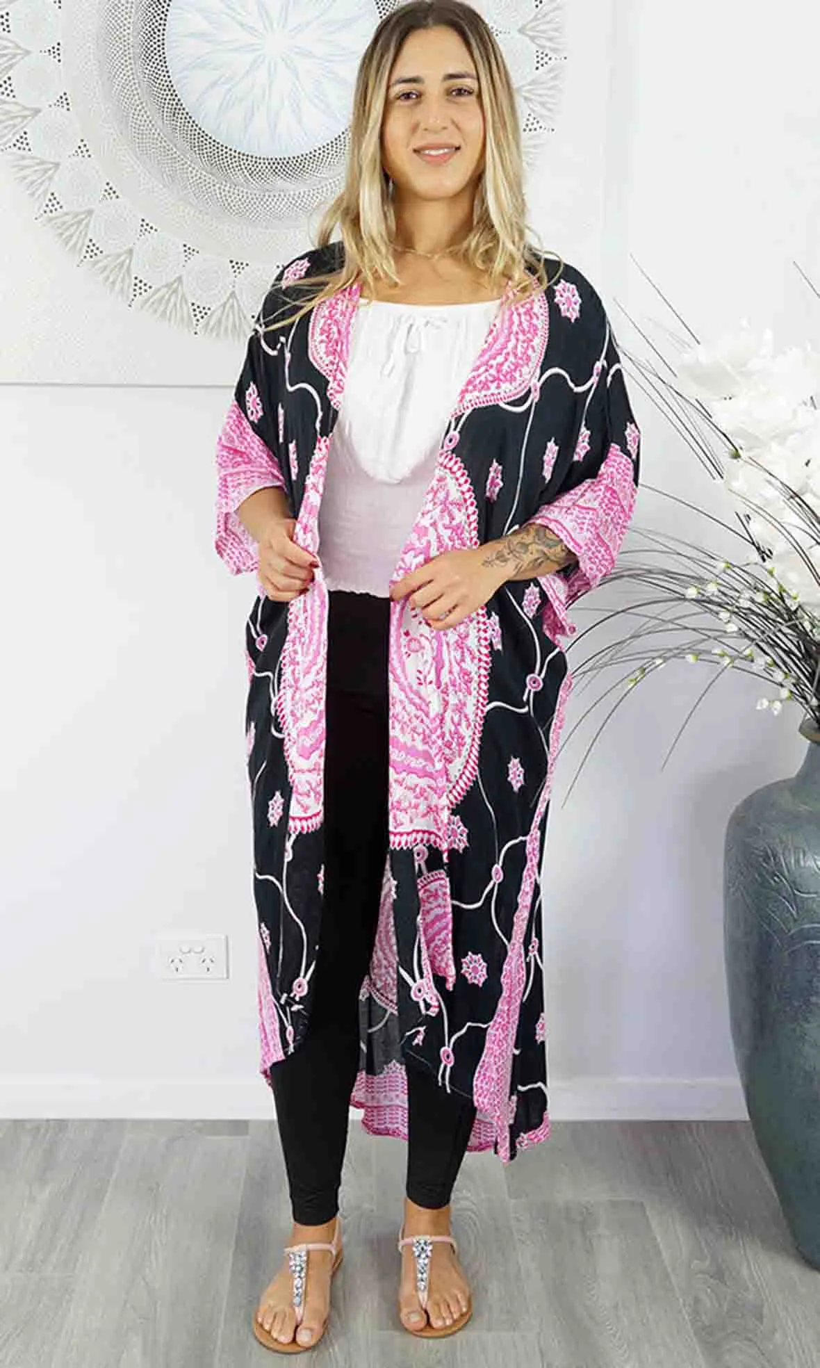 Rayon Bling Cape Long Tunisia, More Colours