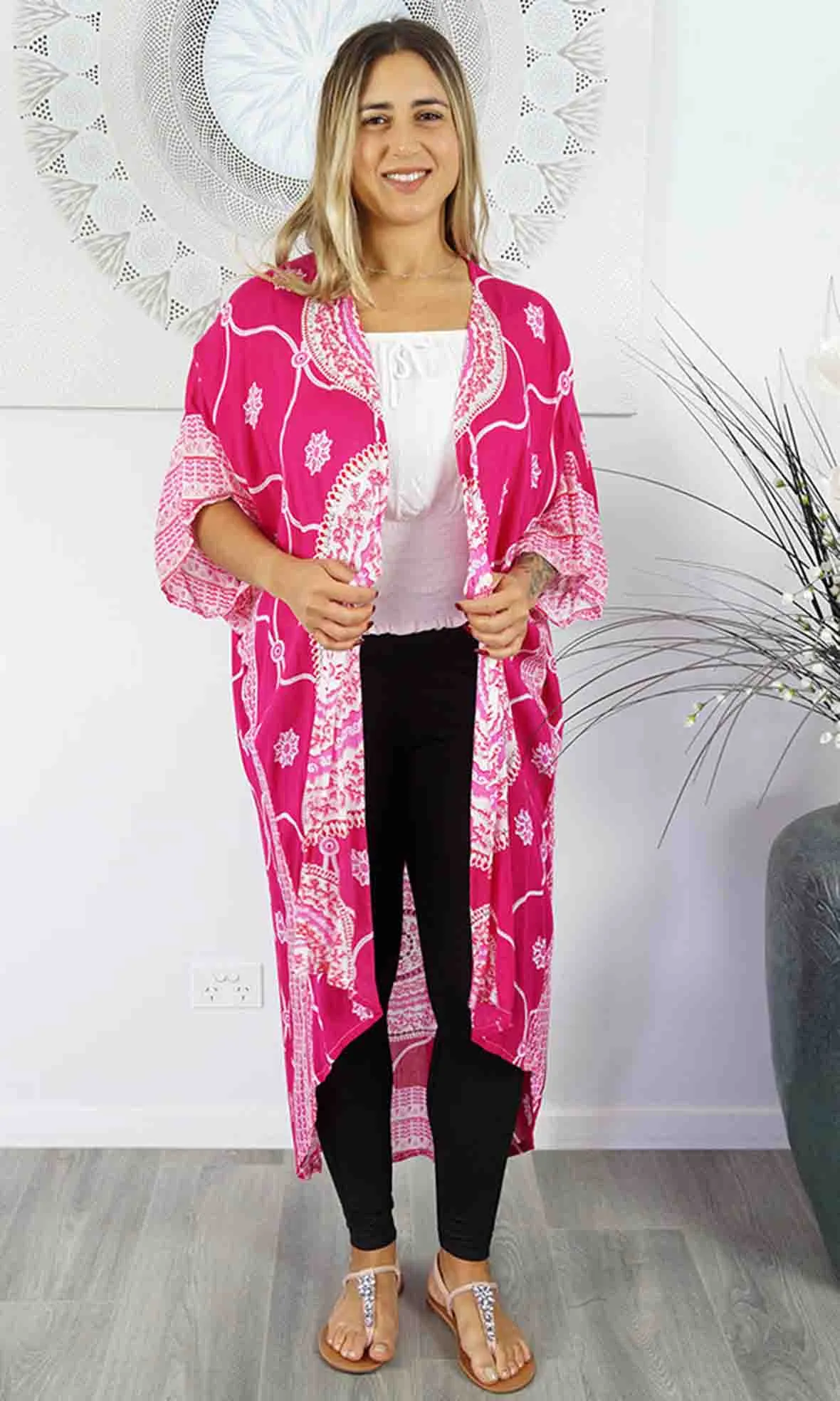 Rayon Bling Cape Long Tunisia, More Colours