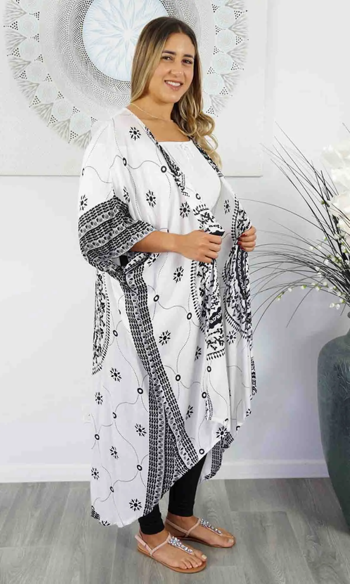 Rayon Bling Cape Long Tunisia, More Colours