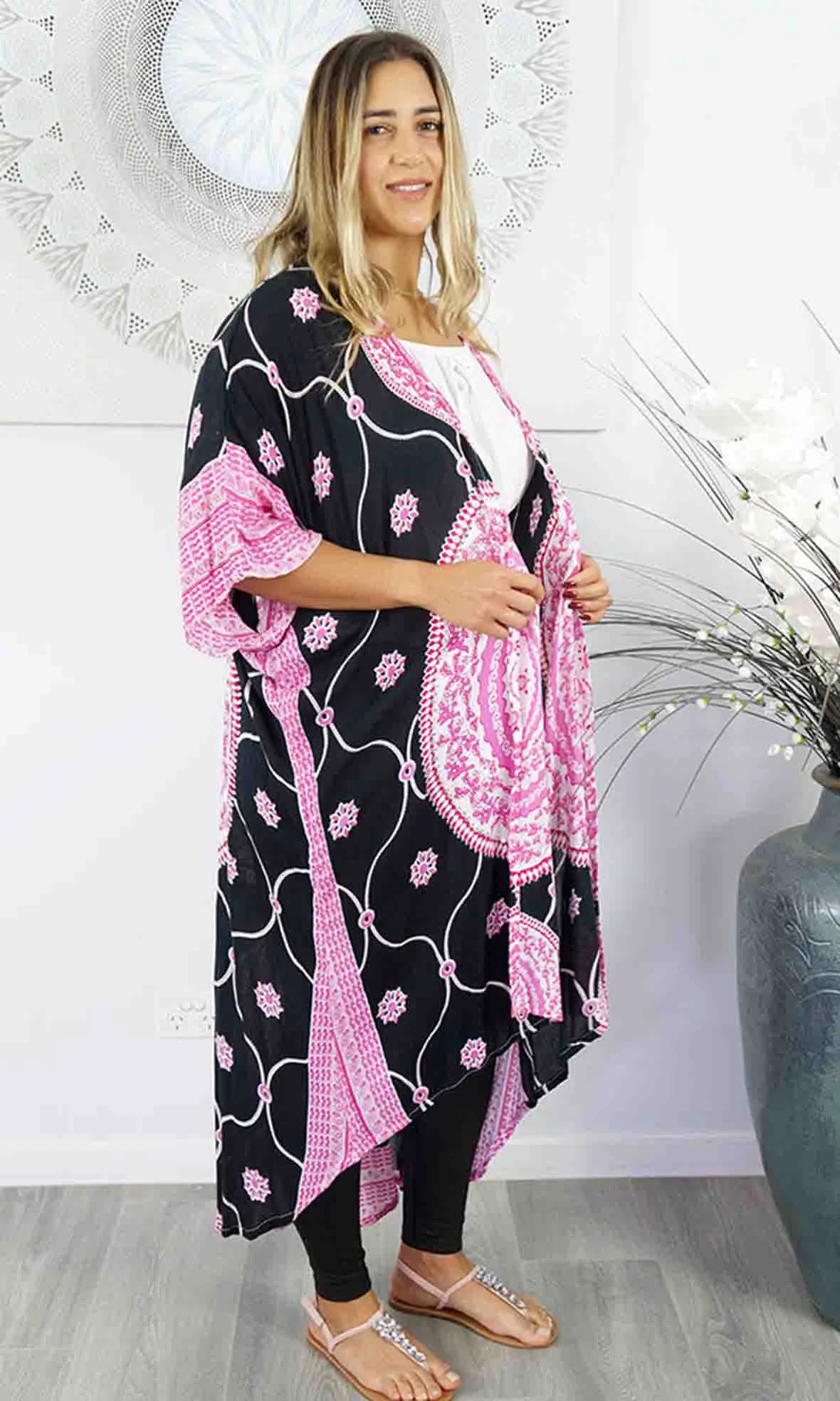 Rayon Bling Cape Long Tunisia, More Colours